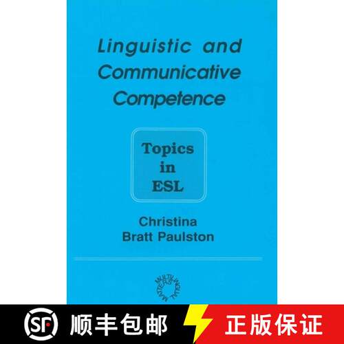 【3-4周达】Linguistic and Communicative Competence: Topics in ESL (Op) [9781853591488]