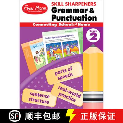 【3-4周达】技能铅笔刀 语法与标点练习册 二年级 Skill Sharpeners Grammar & Punctuation Grade 2 [9781629388700]