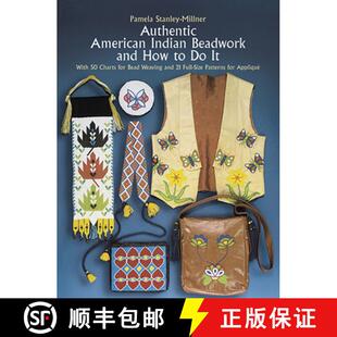 Bead Authentic With Weaving 9780486247397 Full... How American for Indian Beadwork 预订 Charts and