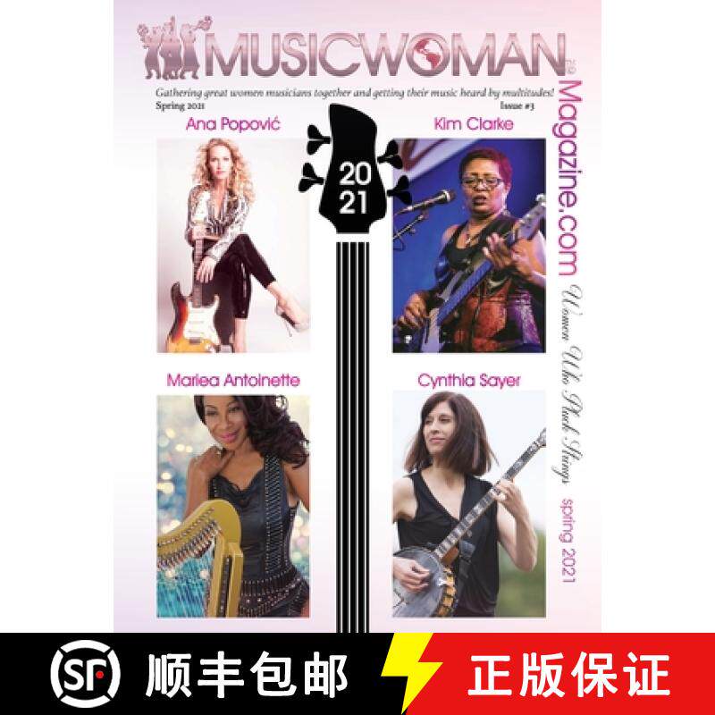 【3-4周达】Musicwoman Magazine 2021: Women Who Pluck Strings [9781638774013]
