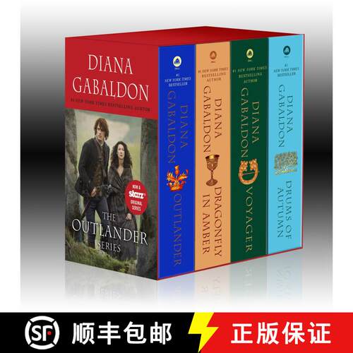 【3-4周达】Outlander 4-Copy Boxed Set: Outlander, Dragonfly in Amber, Voyager, Drums of Autumn [9781101887486]