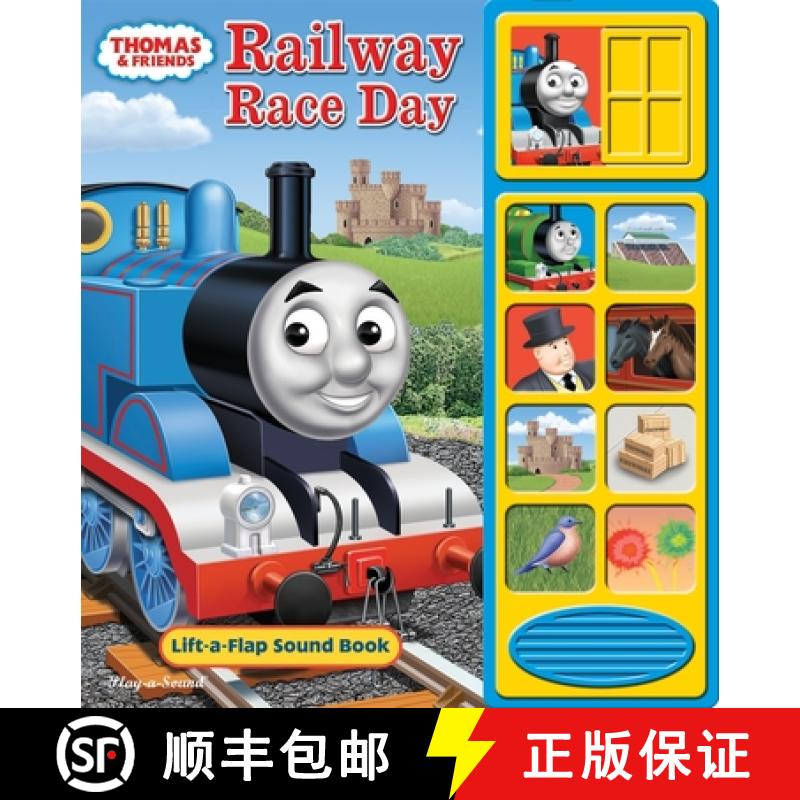 【2-3周达】Thomas & Friends: Railway Race Day Lift-a-Flap Sound Book [9781450833172]
