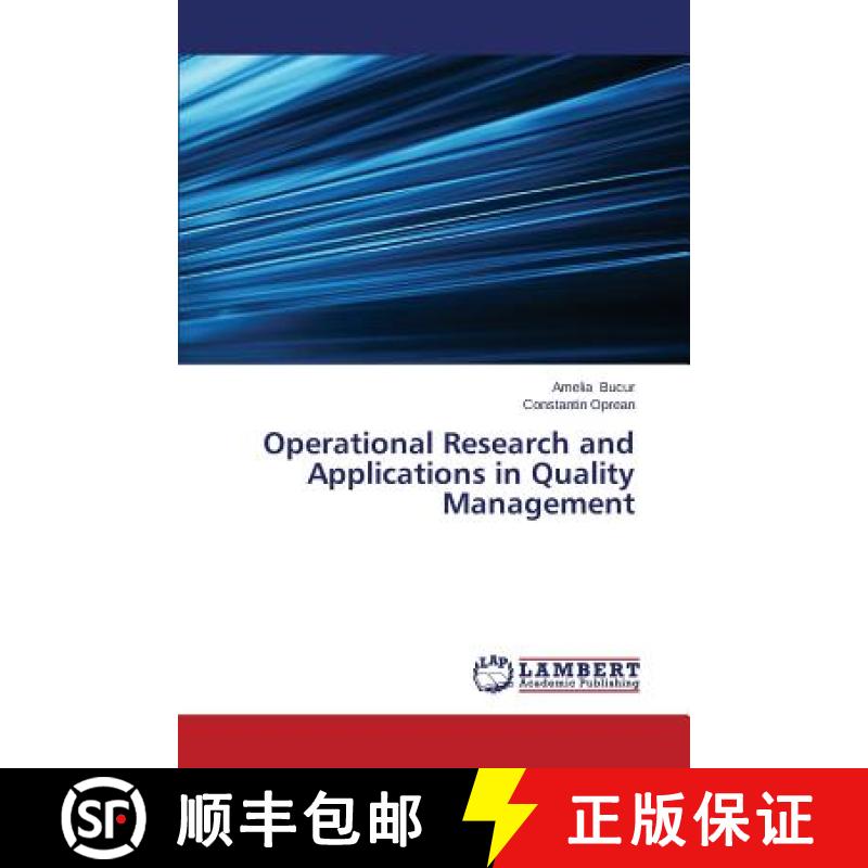 预订 Operational Research and Applications in Quality Management [9783659627217]