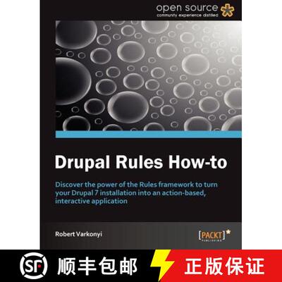 【3-4周达】Drupal Rules How-To [9781849519984]