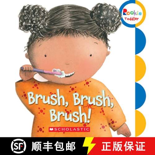 预订 Rookie Toddler: My Body Books: Brush, Brush, Brush! Board book [9780531252369]