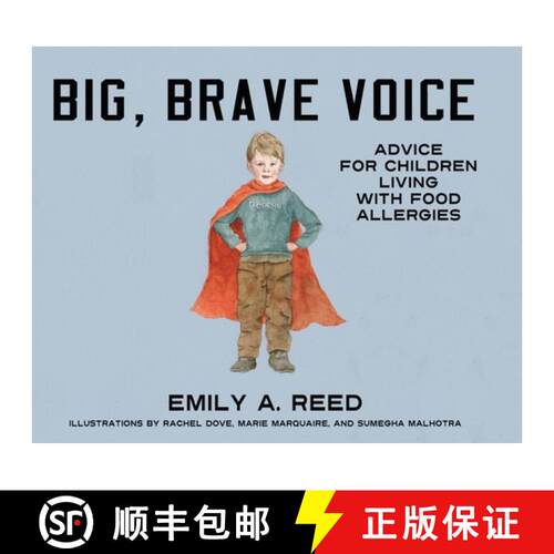 【3-4周达】精装 Big, Brave Voice: Advice for Children Living with Food Allergies [9798822915640]
