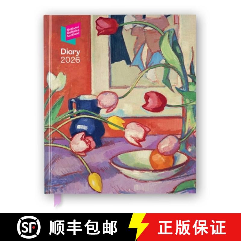 【2-3周达】National Galleries Scotland 2026 Desk Diary Planner - Week to View, Illustrated Throughout [9781835624593]