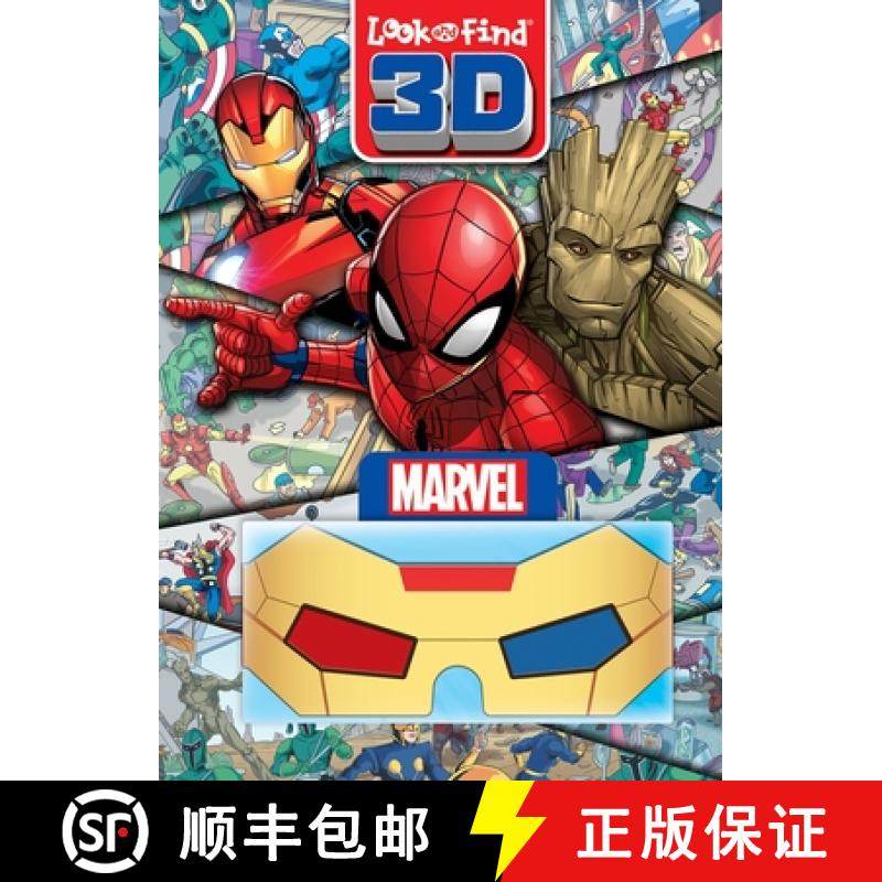 预订 Marvel Look And Find 3D OP [9781503767638]