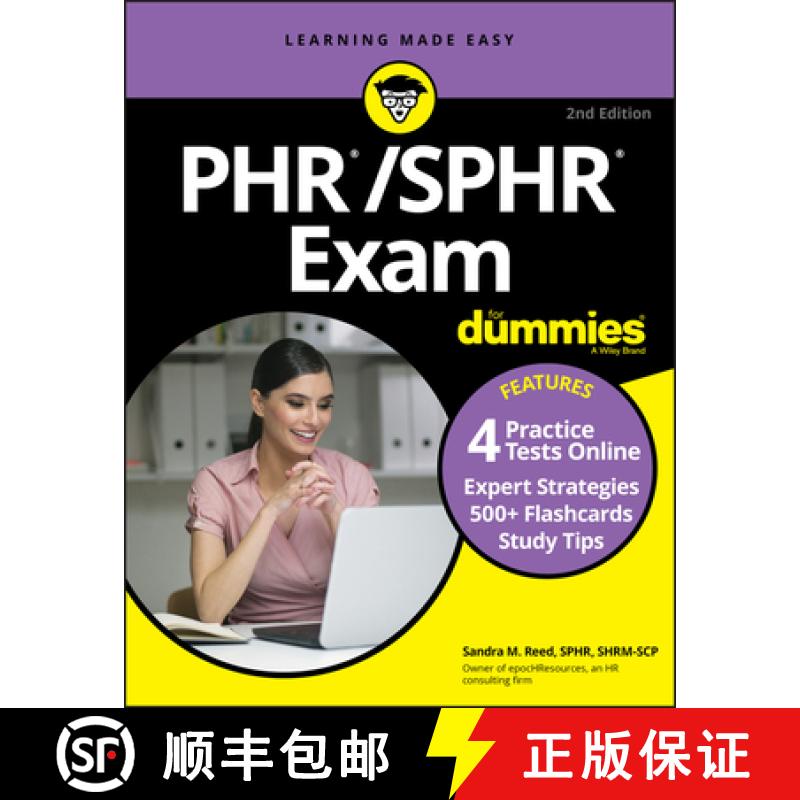【3-4周达】Phr/Sphr Exam For Dummies, 2Nd Edition With Online Practice [Wiley备考类] [9781119724896]