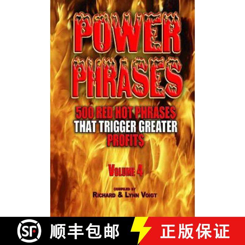 预订 Power Phrases Vol. 4: 500 Power Phrases That Trigger Greater Profits [9781940961040]