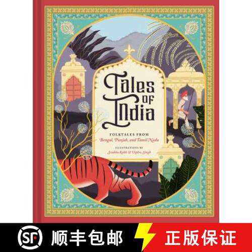 【3-4周达】精装 Tales of India: Folk Tales from Bengal, Punjab, and Tamil Nadu [9781452165912]