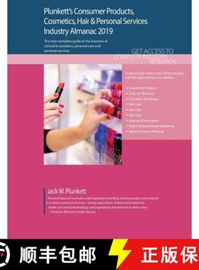 预订 Plunkett's Consumer Products, Cosmetics, Hair & Personal Services Industry Almanac 2019: Consume... [9781628314830]