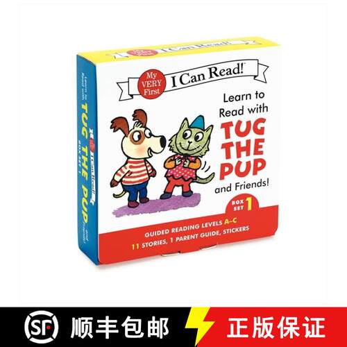 预订 Learn to Read with Tug the Pup and Friends! Box Set 1: A Box of 11 stories, 1 parent guide, and ... [9780062266897]