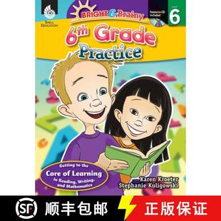 Grade Brainy Practice CDROM Bright With 4周达 9781425809102 6th