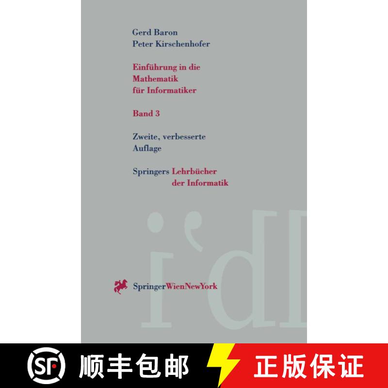 【3-4周达】Einführung in die Mathematik für Informatiker (2., verb. Aufl. 1996) [9783211827970] - 实物图