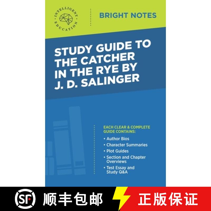【3-4周达】Study Guide to The Catcher in the Rye by J.D. Salinger [9781645422600]
