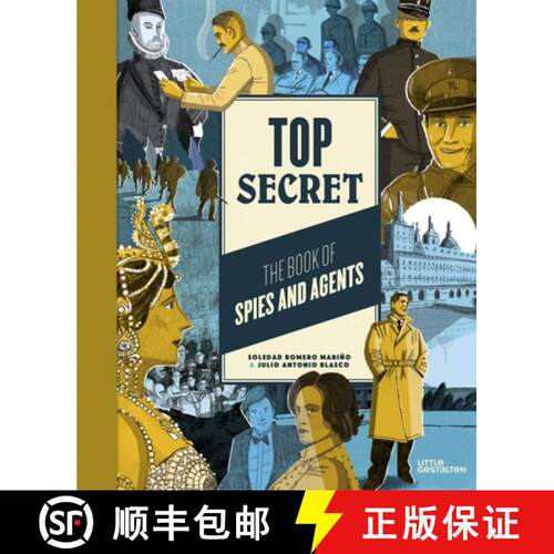 【3-4周达】精装 Top Secret: The Book of Spies and Agents [9783967047592]