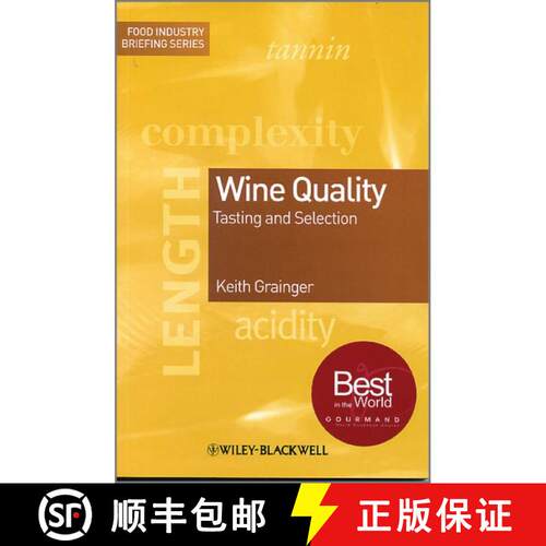 【3-4周达】Wine Quality - Tasting And Selection [Wiley食品] [9781405113663]