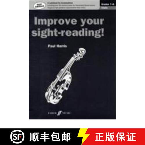 【3-4周达】Improve your sight-reading! Violin Grades 7-8: Violin Solo [9780571536276]