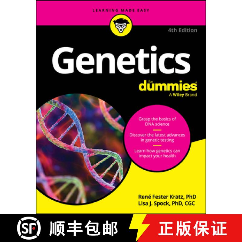 【3-4周达】Genetics For Dummies, 4th Edition [9781394210190]