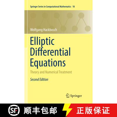 【3-4周达】Elliptic Differential Equations : Theory and Numerical Treatment (Softcover reprint of the... [9783662572177]