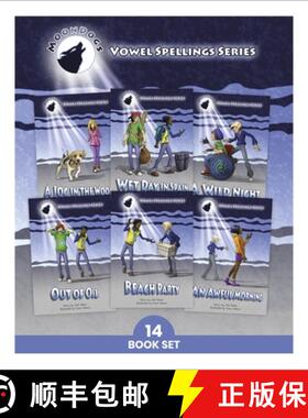 【3-4周达】Phonic Books Moon Dogs Set 3 Vowel Spellings : Decodable Phonic Books for Catch Up (Two Sp... [9781783692842]