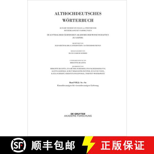 【3-4周达】Band Viii,2: So - Sz- 21.-24. Lieferung [9783111620961]