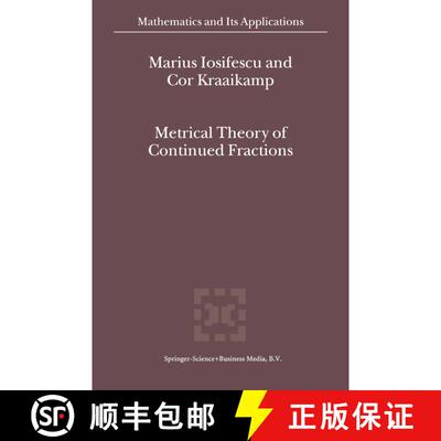 【3-4周达】精装 Metrical Theory of Continued Fractions [9781402008924]
