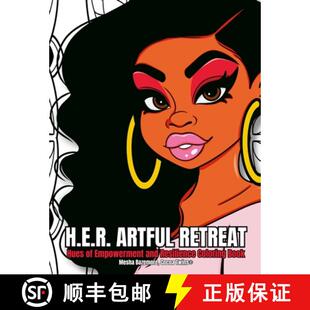 H.E.R. 9781312597365 Book Empowerment 3周达 and Retreat Artful Coloring Hues Resilience