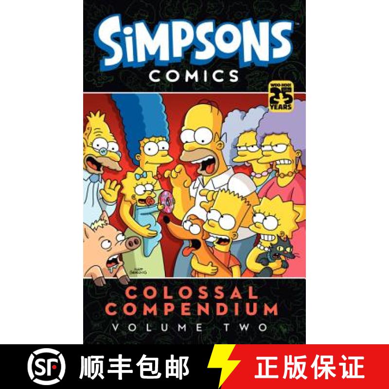 【3-4周达】Simpsons Comics Colossal Compendium, Volume 2 [9780062336095]