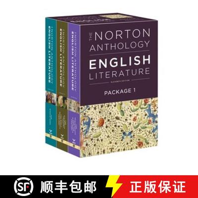 现货 诺顿英国文学套装（上半部分）第11版 Norton Anthology of English Literature: The Middle Ages throu... [9781324072805]