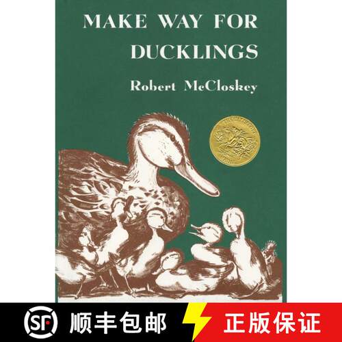 【3-4周达】精装 Make Way for Ducklings (Viking Kestrel picture books) [9780670451494]