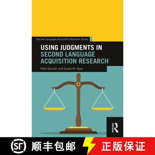 【3-4周达】Using Judgments in Second Language Acquisition Research [9781138207035]