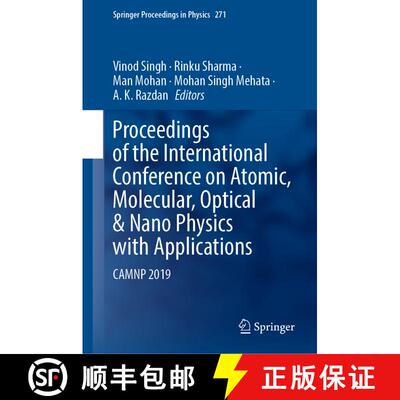【3-4周达】精装 Proceedings of the International Conference on Atomic, Molecular, Optical & Nano Phys... [9789811676901]