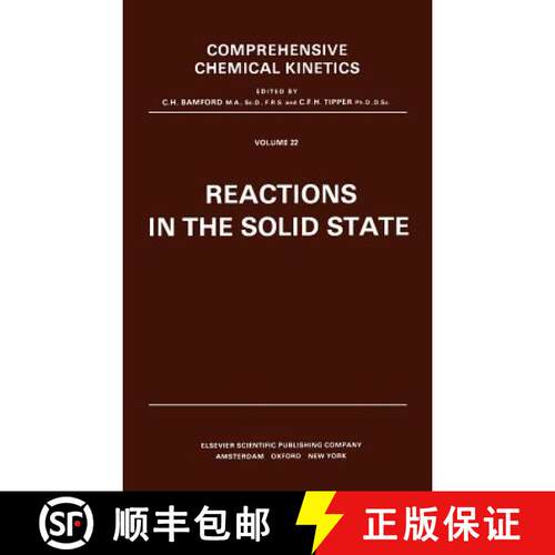 【3-4周达】精装 Reactions in the Solid State: Volume 22 [9780444418074]