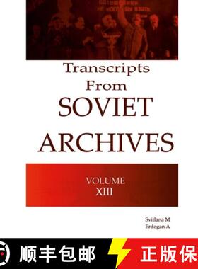 【3-4周达】Transcripts  from the  Soviet Archives   VOLUME XIII - 1933 [9781329462908]