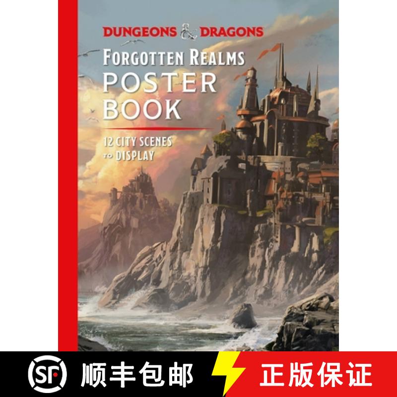 【3-4周达】Dungeons & Dragons Forgotten Realms Poster Book [9780762479016]