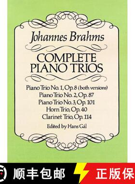 【3-4周达】Complete Piano Trios [9780486257693]
