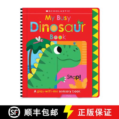 【3-4周达】My Busy Dinosaur Book: Scholastic Early Learners (Busy Book) [9781546123538]