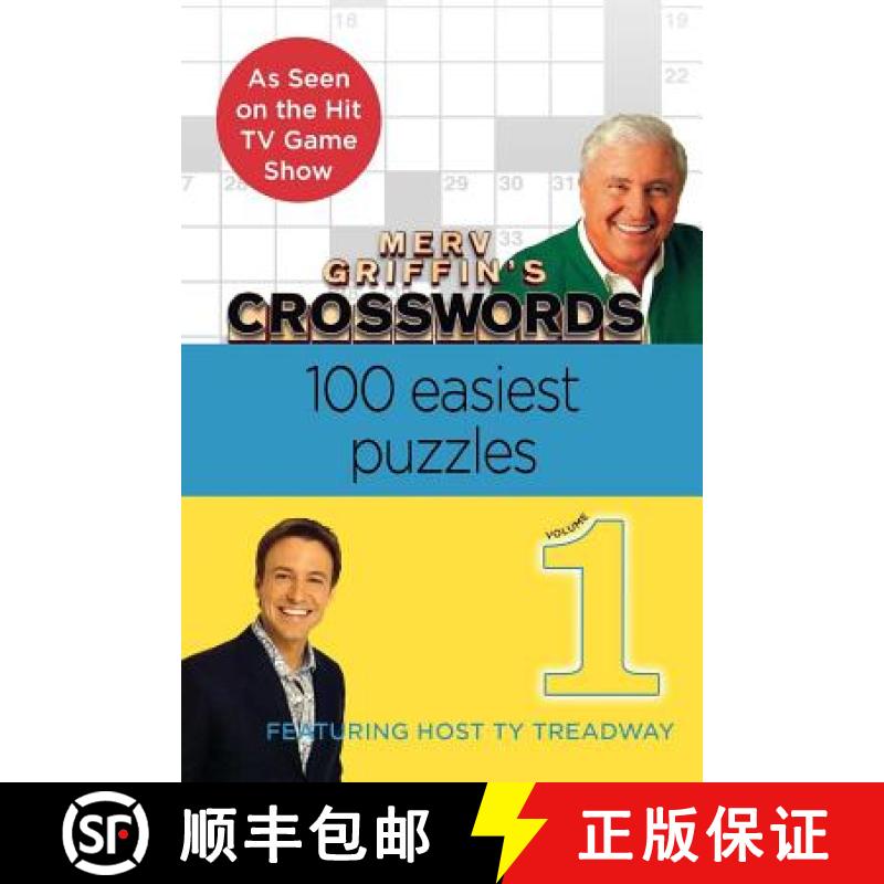 【3-4周达】Merv Griffin's Crosswords Volume 1: 100 Easiest Puzzles [9780312378837]
