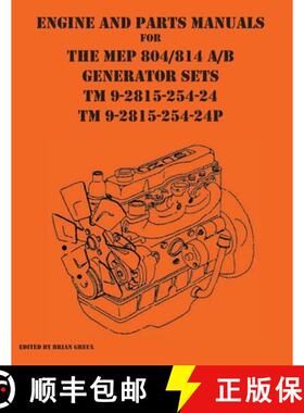 【3-4周达】Engine and parts Manuals for the MEP 804/814 A/B Generator Sets TM 9-2815-254-24 and TM 9-... [9781954285187]