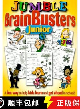 预订 Jumble (R) BrainBusters Junior: A Fun Way to Help Kids Learn and Get Ahead in School [9781892049292]