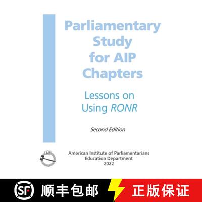 【3-4周达】Parliamentary Study: for AIP Chapters [9781958850008]