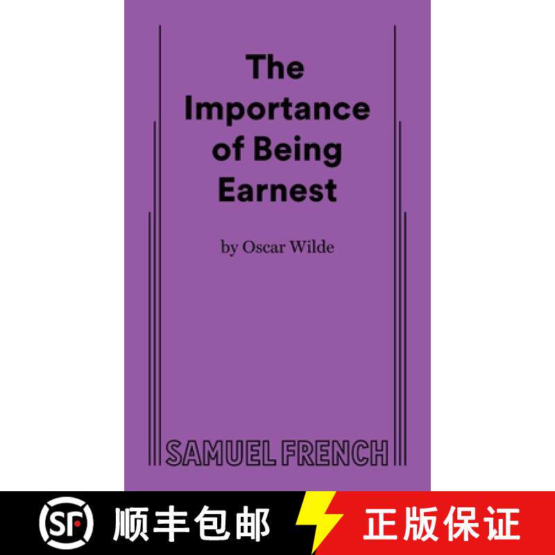 【3-4周达】Importance of Being Earnest, the (3 ACT Version) [9780573601903]