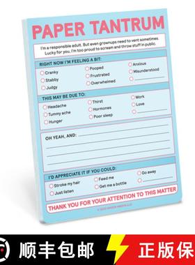 【3-4周达】Knock Knock Paper Tantrum Nifty Note Pad (Pastel Version) [9781683493693]