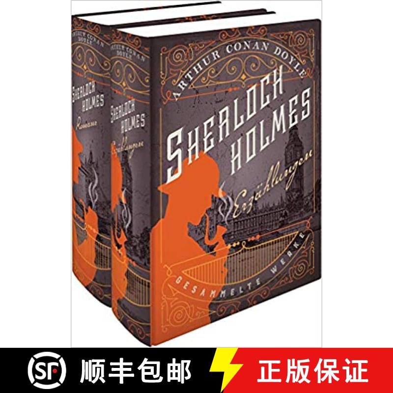 现货 Sherlock Holmes - Gesammelte Werke in zwei Bänden: Erzählungen & Romane [9783730604335]