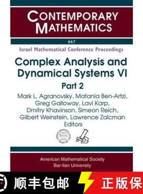 【3-4周达】Complex Analysis and Dynamical Systems VI: Part 2: Complex Analysis, Quasiconformal Mappin... [9781470417031]