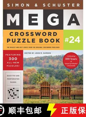 【3-4周达】Simon & Schuster Mega Crossword Puzzle Book #24 [9781982194895]