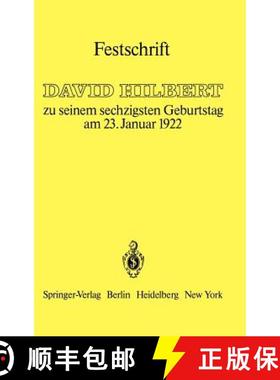 【3-4周达】Festschrift : zu seinem sechzigsten Geburtstag am 23.Januar 1922 [9783540112600]