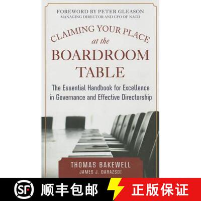 【3-4周达】Claiming Your Place at the Boardroom Table: The Essential Handbook for Excellence in Gover... [9780071833585]